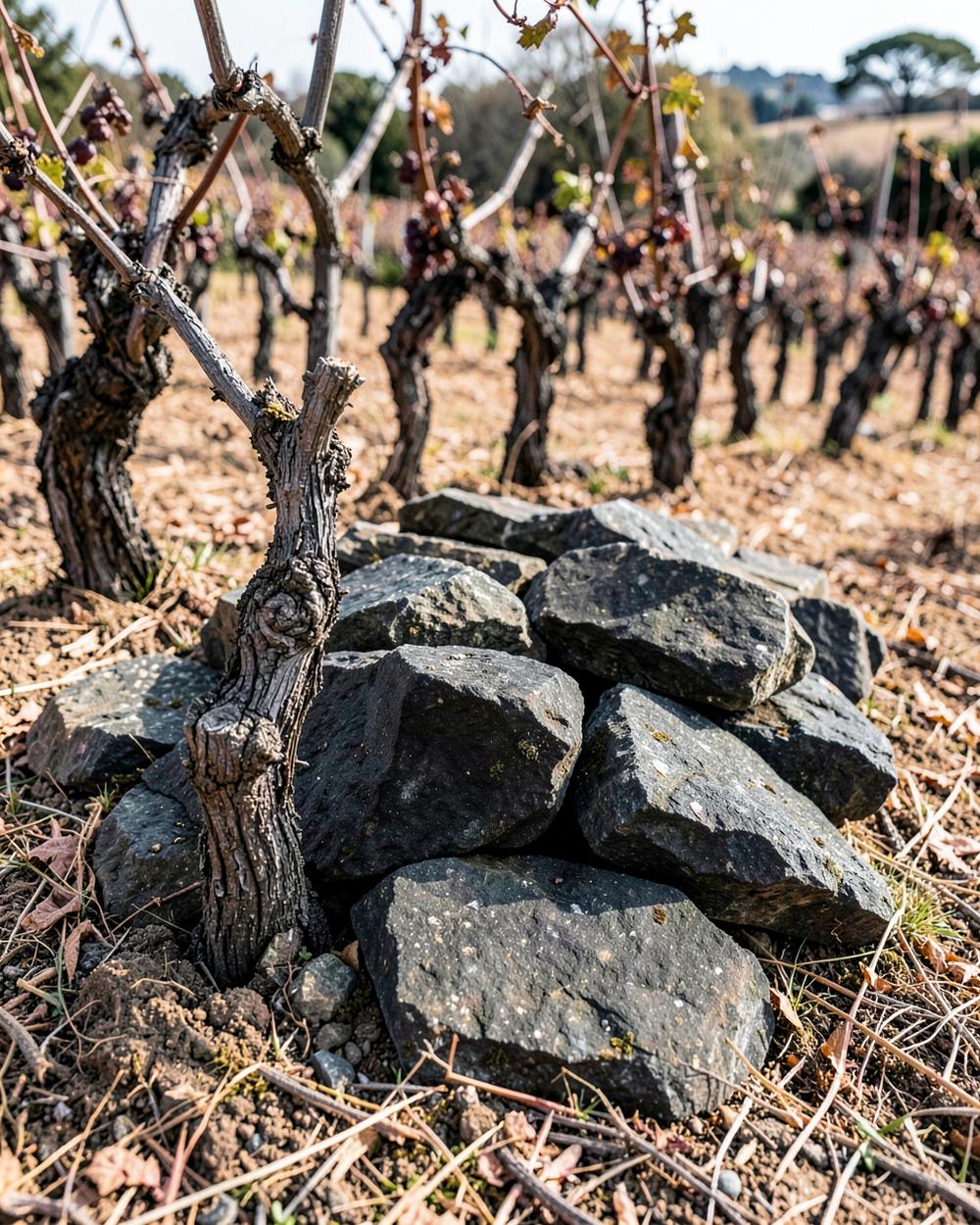Schistbodem en wijnstokken in de Douro